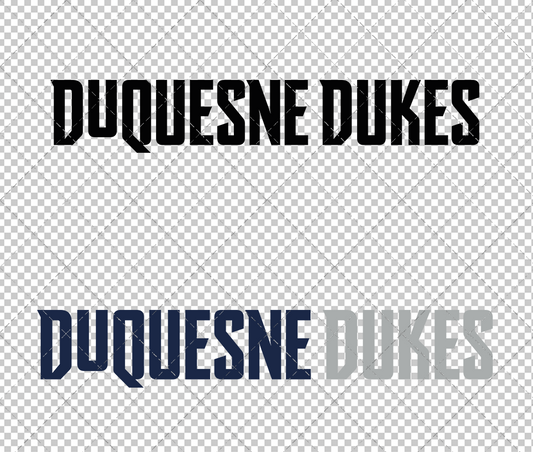 Duquesne Dukes Wordmark 2019 025, Svg, Dxf, Eps, Png - SvgShopArt