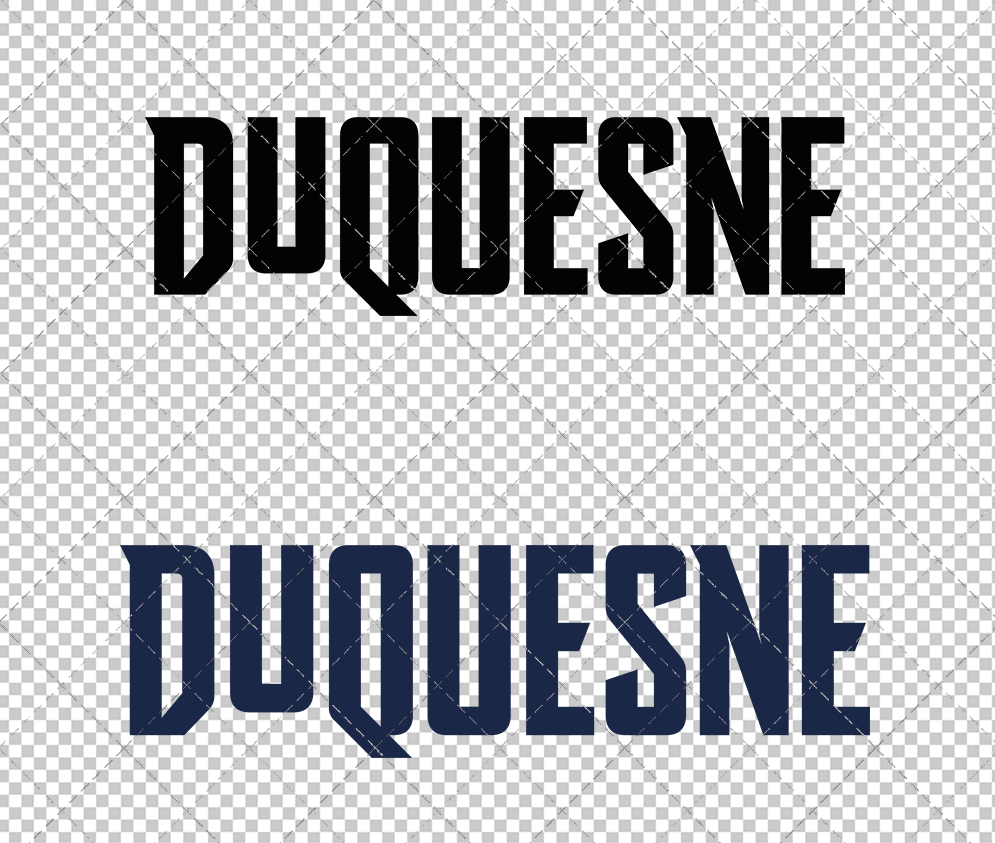 Duquesne Dukes Wordmark 2019, Svg, Dxf, Eps, Png - SvgShopArt