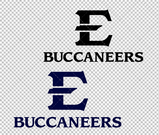 ETSU Buccaneers Alternate 2014 005, Svg, Dxf, Eps, Png - SvgShopArt