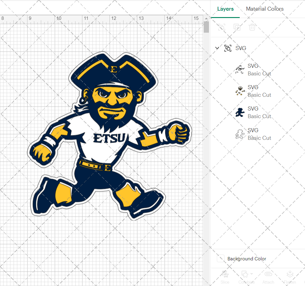 ETSU Buccaneers Mascot 2014, Svg, Dxf, Eps, Png - SvgShopArt