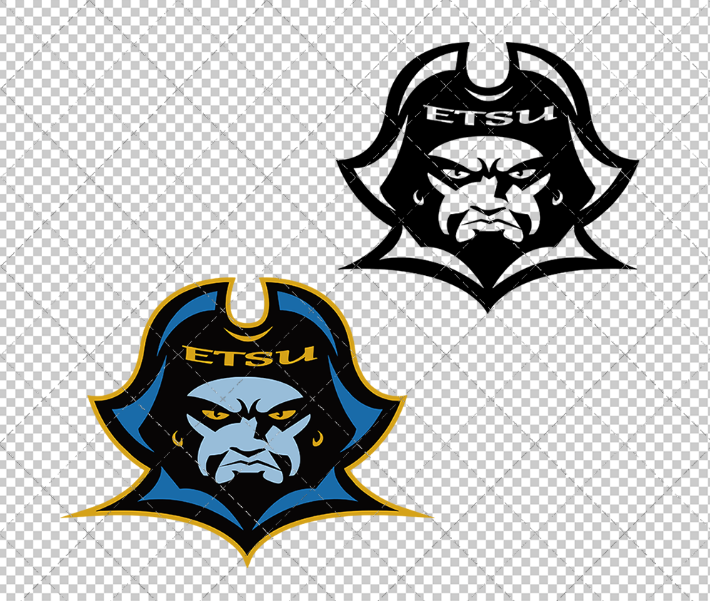 ETSU Buccaneers Secondary 2001 002, Svg, Dxf, Eps, Png - SvgShopArt