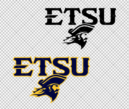 ETSU Buccaneers Secondary 2014 004, Svg, Dxf, Eps, Png - SvgShopArt
