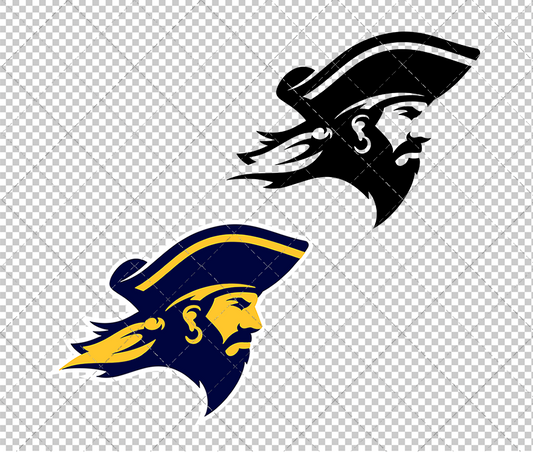 ETSU Buccaneers Secondary 2014, Svg, Dxf, Eps, Png - SvgShopArt