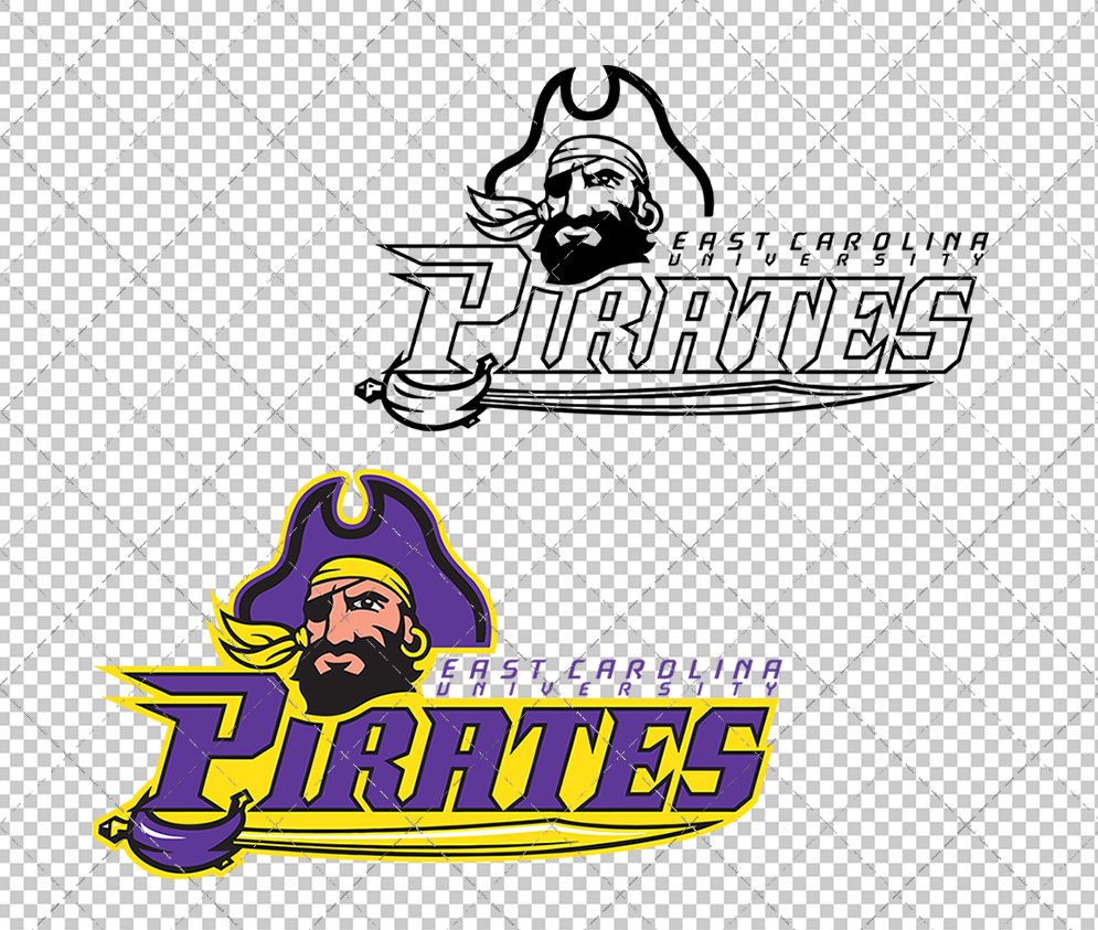 East Carolina Pirates 1998, Svg, Dxf, Eps, Png - SvgShopArt