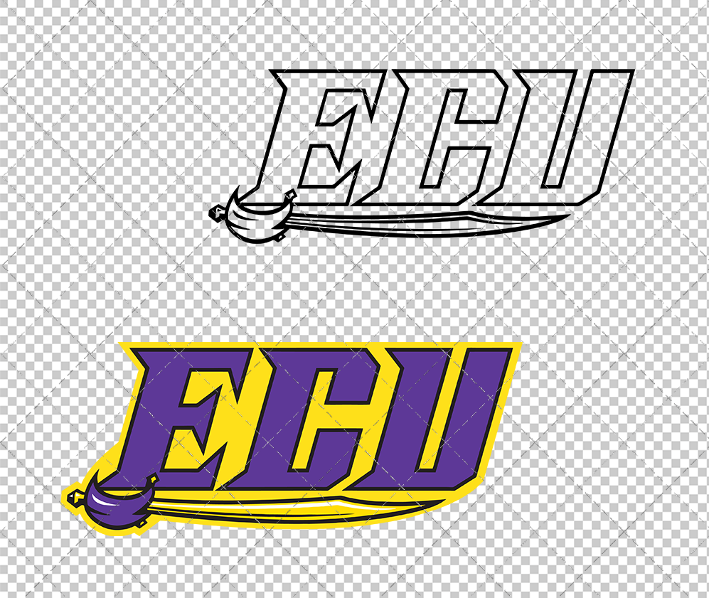 East Carolina Pirates Secondary 1998, Svg, Dxf, Eps, Png - SvgShopArt