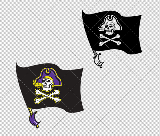 East Carolina Pirates Secondary 2005 002, Svg, Dxf, Eps, Png - SvgShopArt