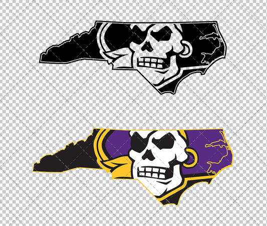 East Carolina Pirates Secondary 2009 007, Svg, Dxf, Eps, Png - SvgShopArt