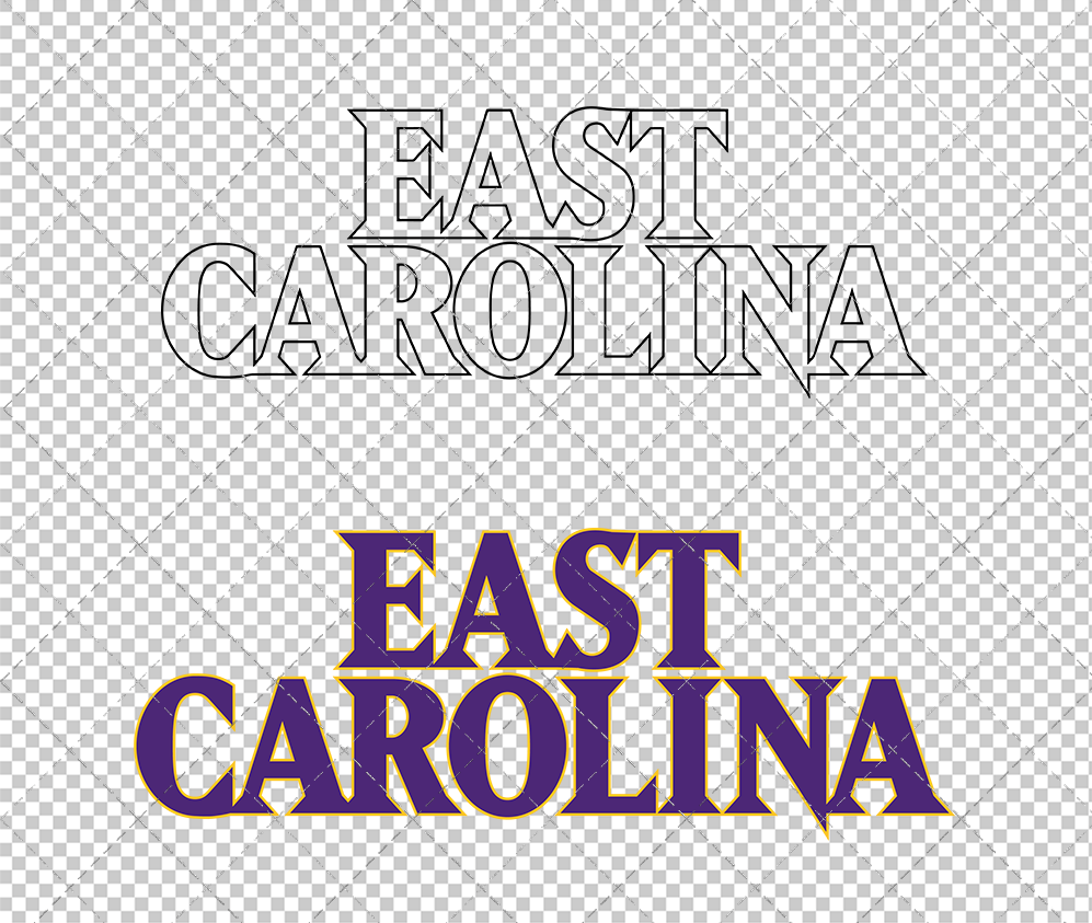 East Carolina Pirates Wordmark 2014 005, Svg, Dxf, Eps, Png - SvgShopArt