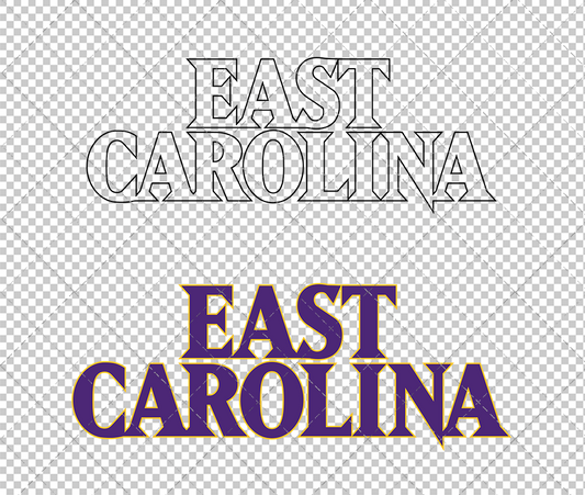 East Carolina Pirates Wordmark 2014 005, Svg, Dxf, Eps, Png - SvgShopArt