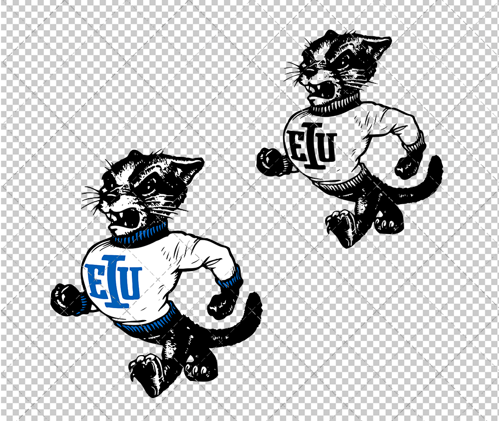 Eastern Illinois Panthers 1965, Svg, Dxf, Eps, Png - SvgShopArt
