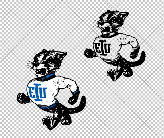 Eastern Illinois Panthers 1965, Svg, Dxf, Eps, Png - SvgShopArt