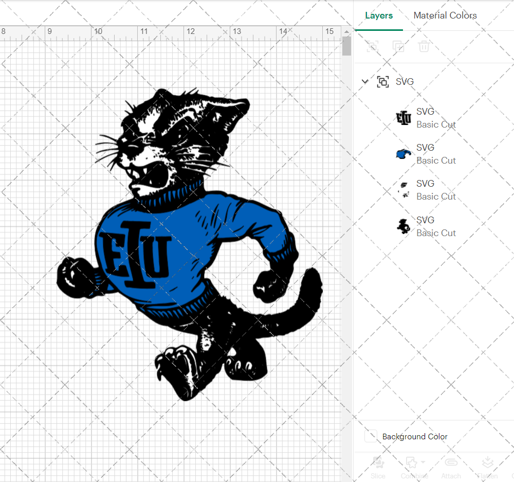 Eastern Illinois Panthers Alternate 1984, Svg, Dxf, Eps, Png - SvgShopArt