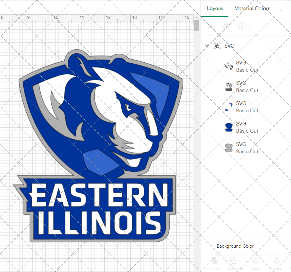 Eastern Illinois Panthers Alternate 2015 004, Svg, Dxf, Eps, Png - SvgShopArt