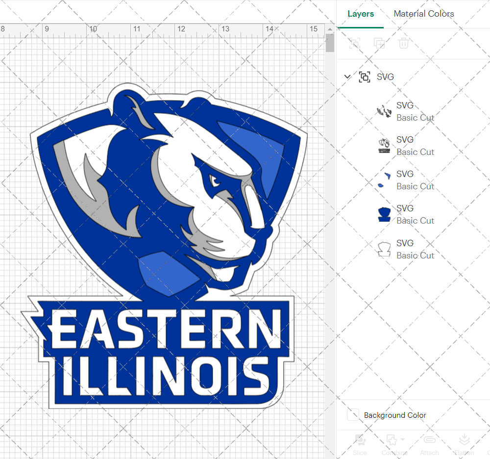 Eastern Illinois Panthers Alternate 2015 005, Svg, Dxf, Eps, Png - SvgShopArt