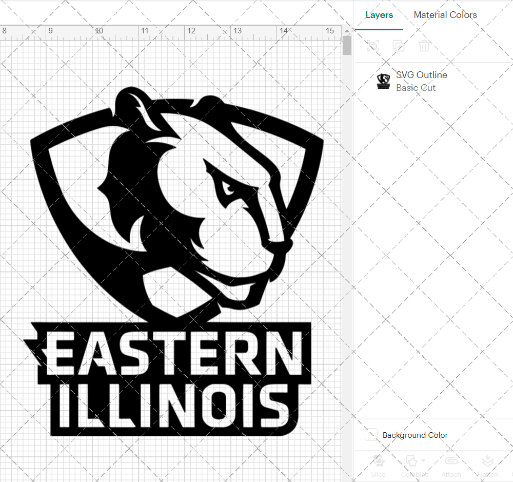 Eastern Illinois Panthers Alternate 2015 005, Svg, Dxf, Eps, Png - SvgShopArt