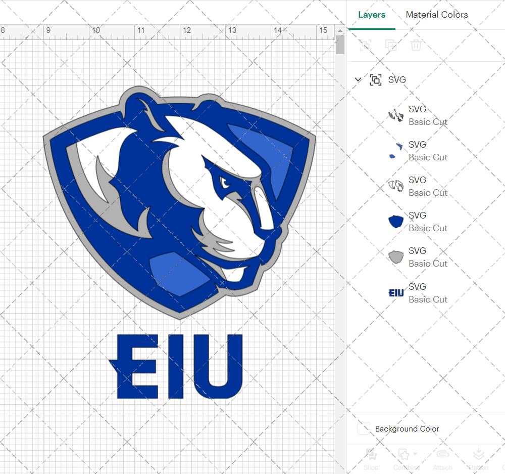 Eastern Illinois Panthers Alternate 2015 010, Svg, Dxf, Eps, Png - SvgShopArt