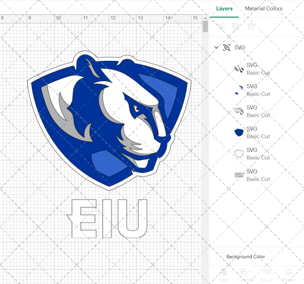 Eastern Illinois Panthers Alternate 2015 011, Svg, Dxf, Eps, Png - SvgShopArt