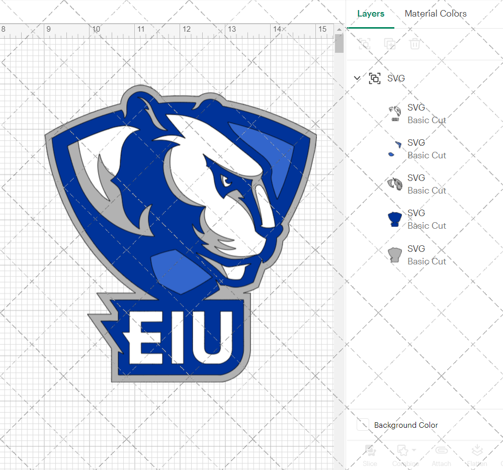 Eastern Illinois Panthers Alternate 2015 012, Svg, Dxf, Eps, Png - SvgShopArt