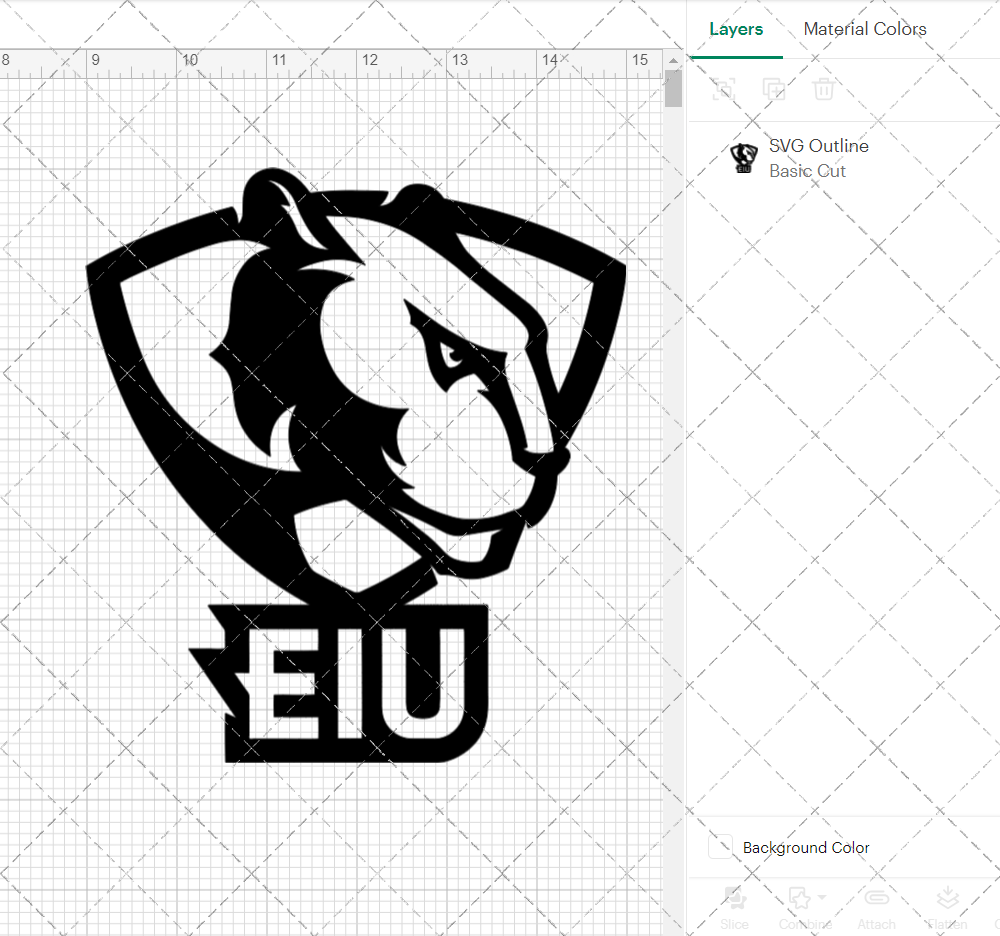 Eastern Illinois Panthers Alternate 2015 012, Svg, Dxf, Eps, Png - SvgShopArt