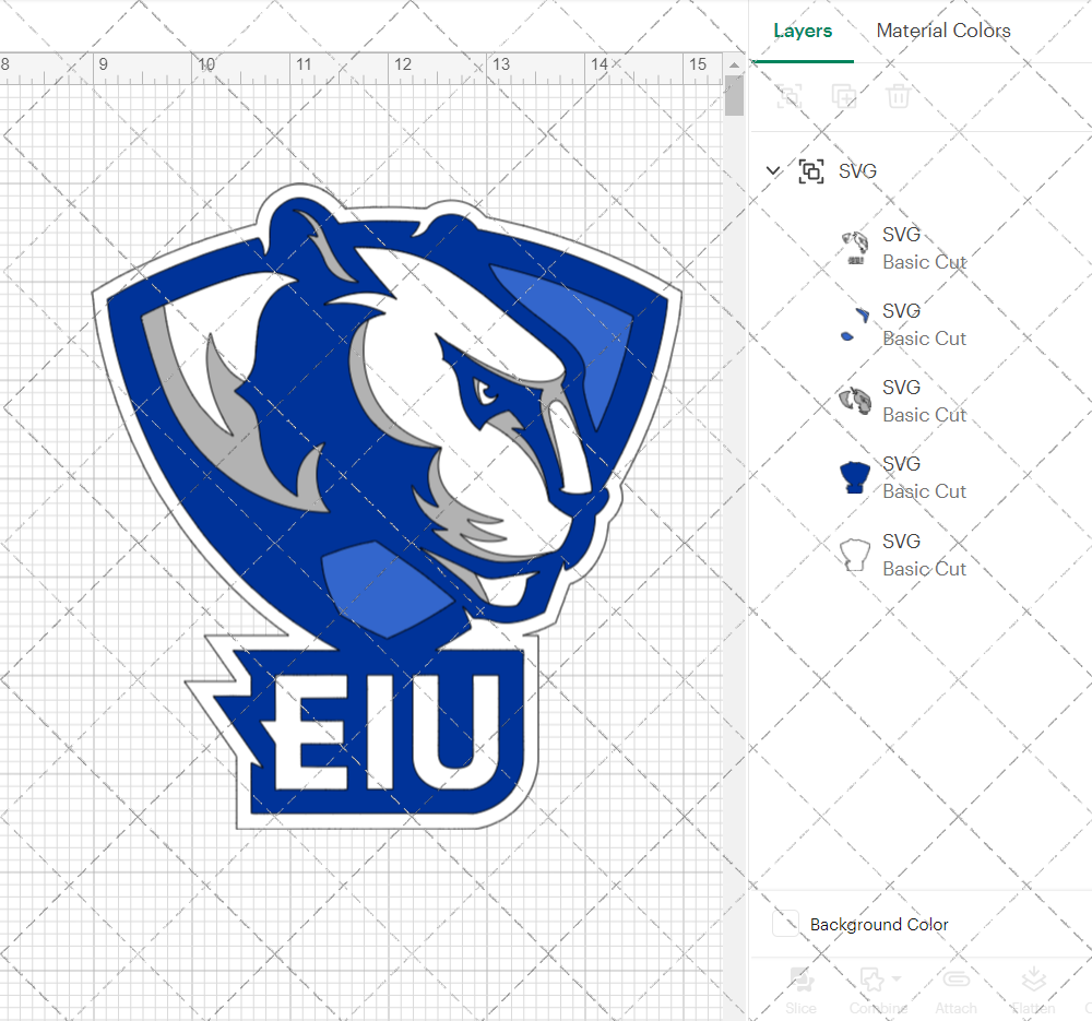 Eastern Illinois Panthers Alternate 2015 013, Svg, Dxf, Eps, Png - SvgShopArt