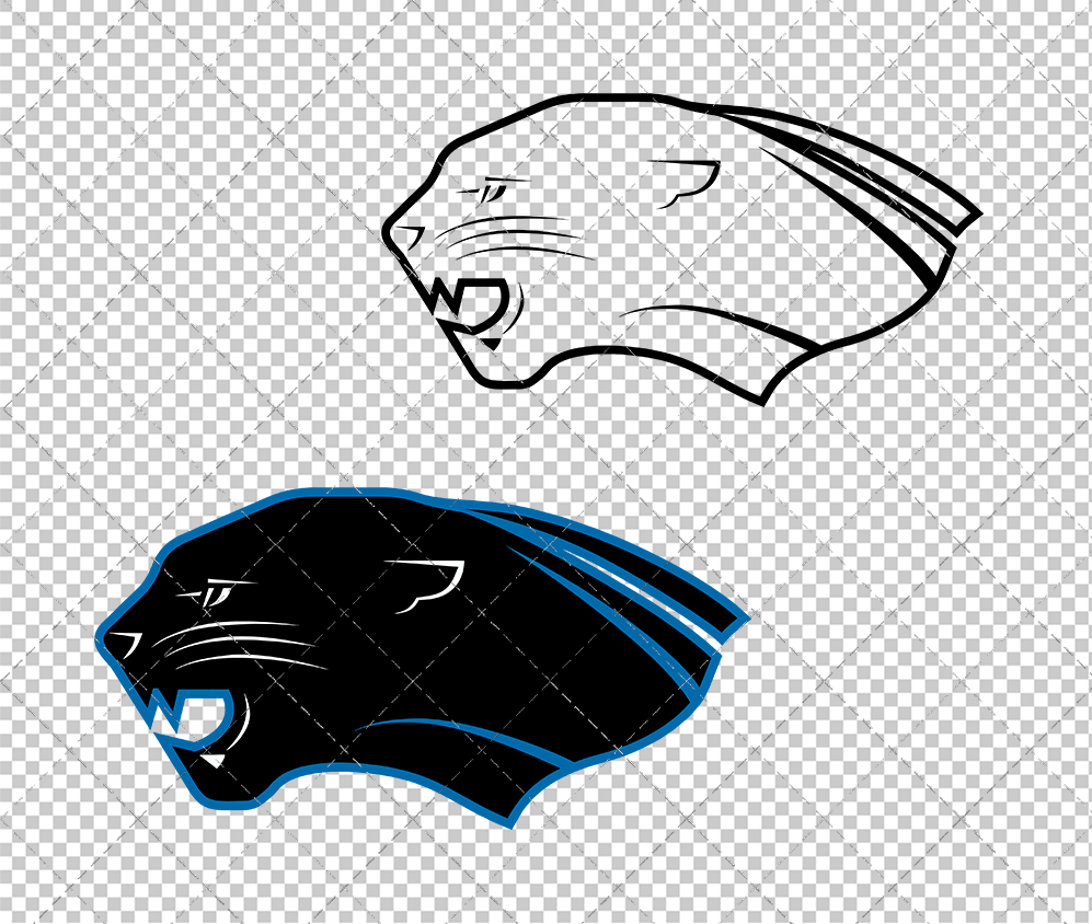 Eastern Illinois Panthers Secondary 2000, Svg, Dxf, Eps, Png - SvgShopArt