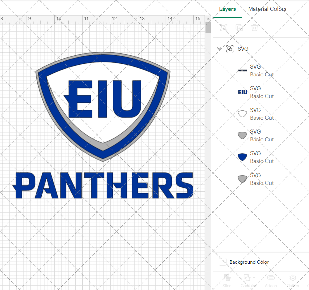 Eastern Illinois Panthers Secondary 2015 002, Svg, Dxf, Eps, Png - SvgShopArt