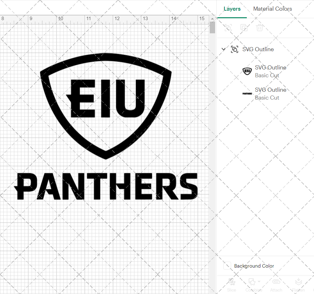 Eastern Illinois Panthers Secondary 2015 002, Svg, Dxf, Eps, Png - SvgShopArt