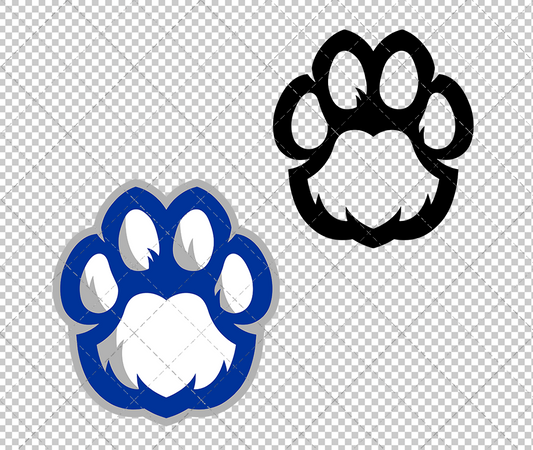 Eastern Illinois Panthers Secondary 2015, Svg, Dxf, Eps, Png - SvgShopArt