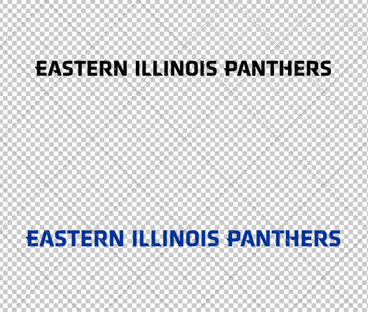 Eastern Illinois Panthers Wordmark 2015 018, Svg, Dxf, Eps, Png - SvgShopArt