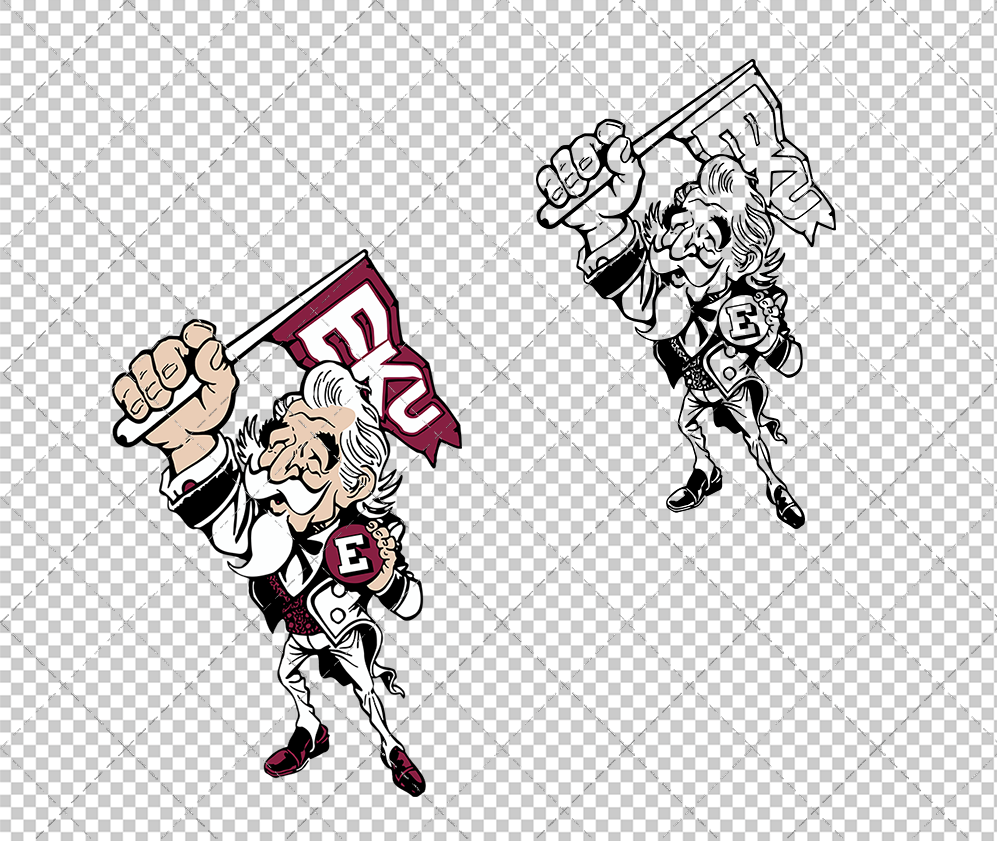Eastern Kentucky Colonels 1974, Svg, Dxf, Eps, Png - SvgShopArt