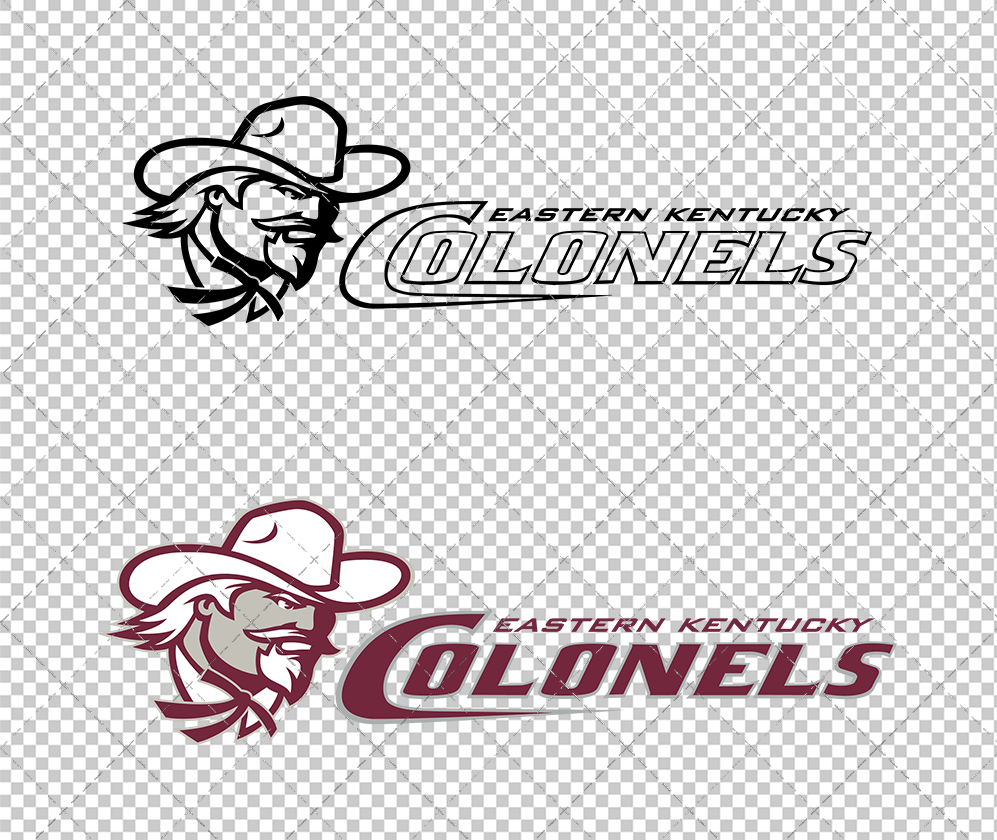 Eastern Kentucky Colonels 2006, Svg, Dxf, Eps, Png - SvgShopArt
