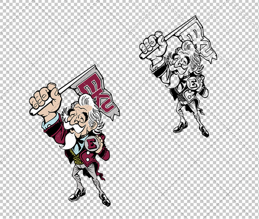 Eastern Kentucky Colonels Alternate 2004, Svg, Dxf, Eps, Png - SvgShopArt