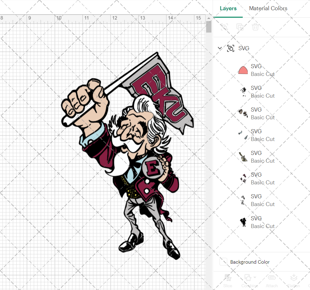 Eastern Kentucky Colonels Alternate 2004, Svg, Dxf, Eps, Png - SvgShopArt