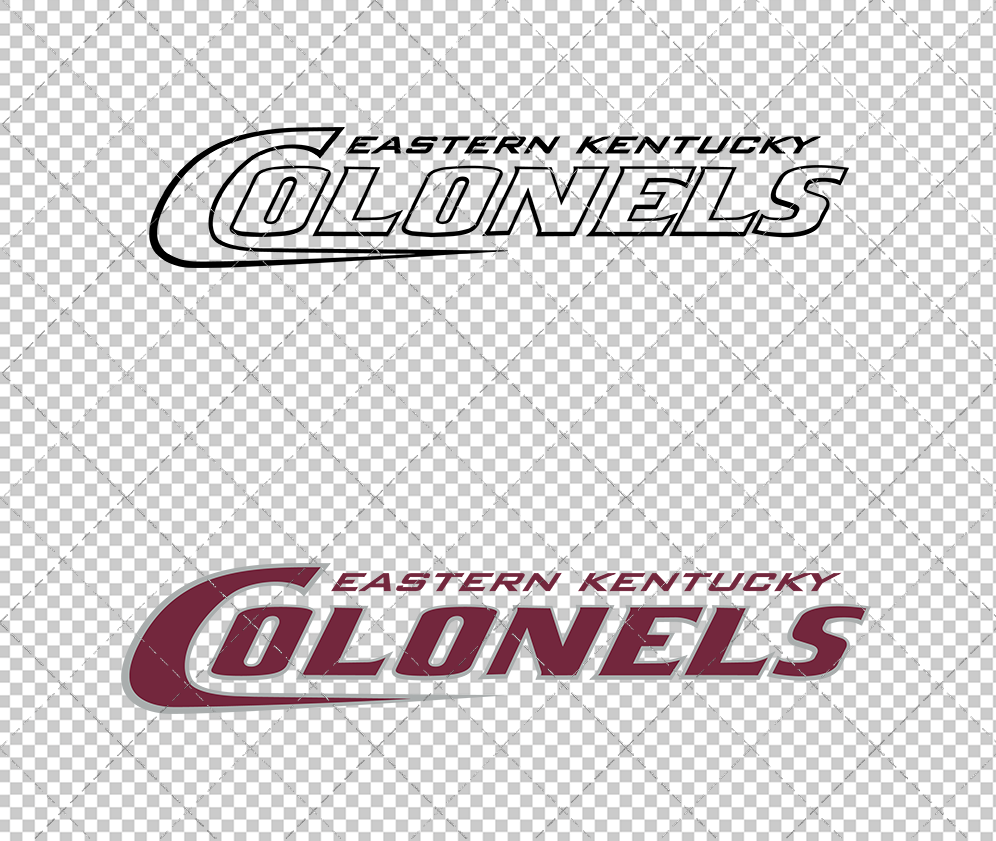 Eastern Kentucky Colonels Wordmark 2006 002, Svg, Dxf, Eps, Png - SvgShopArt