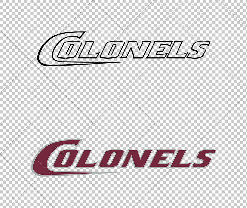 Eastern Kentucky Colonels Wordmark 2006 003, Svg, Dxf, Eps, Png - SvgShopArt