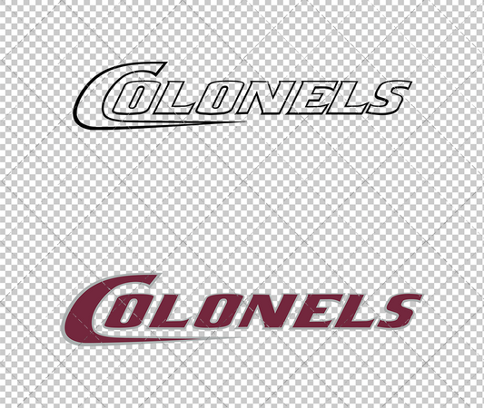 Eastern Kentucky Colonels Wordmark 2006 003, Svg, Dxf, Eps, Png - SvgShopArt
