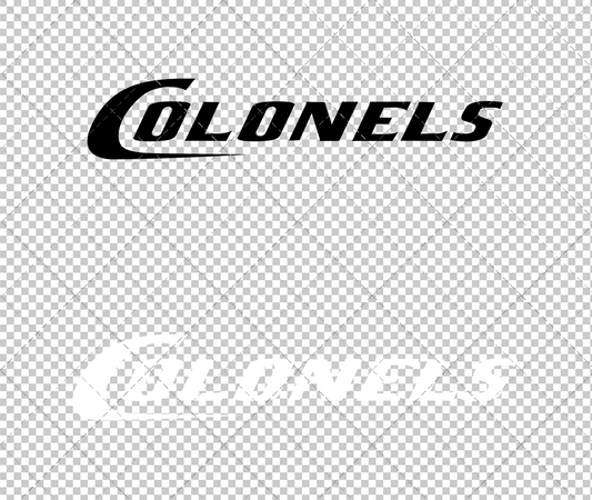 Eastern Kentucky Colonels Wordmark 2017 002, Svg, Dxf, Eps, Png - SvgShopArt