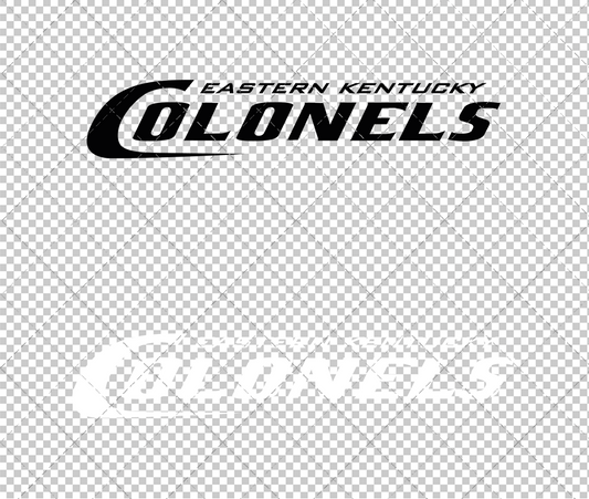 Eastern Kentucky Colonels Wordmark 2017 004, Svg, Dxf, Eps, Png - SvgShopArt