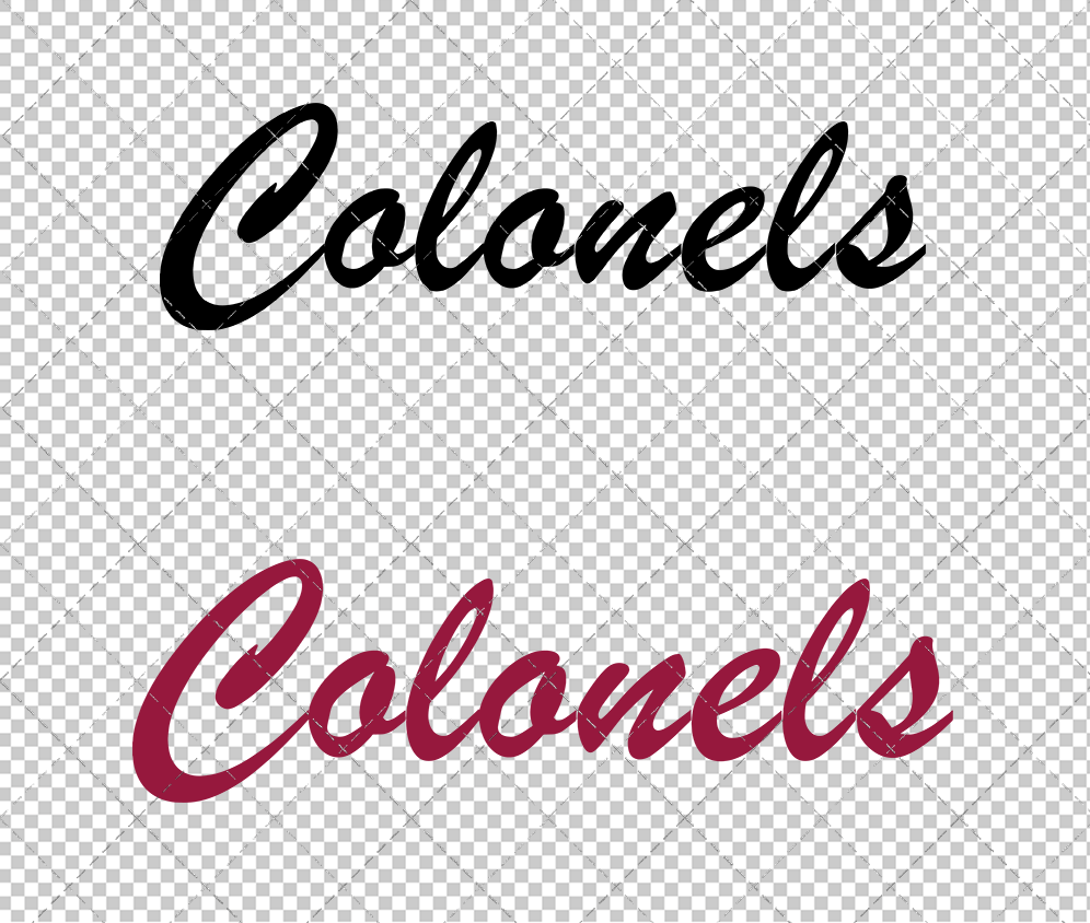 Eastern Kentucky Colonels Wordmark 2017 011, Svg, Dxf, Eps, Png - SvgShopArt