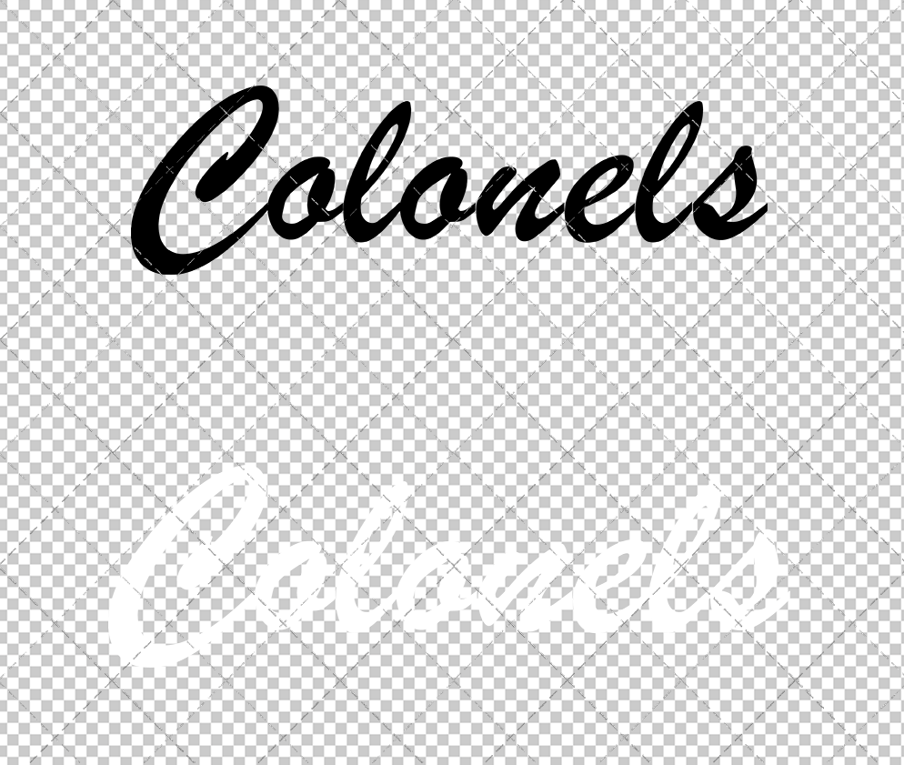 Eastern Kentucky Colonels Wordmark 2017 012, Svg, Dxf, Eps, Png - SvgShopArt
