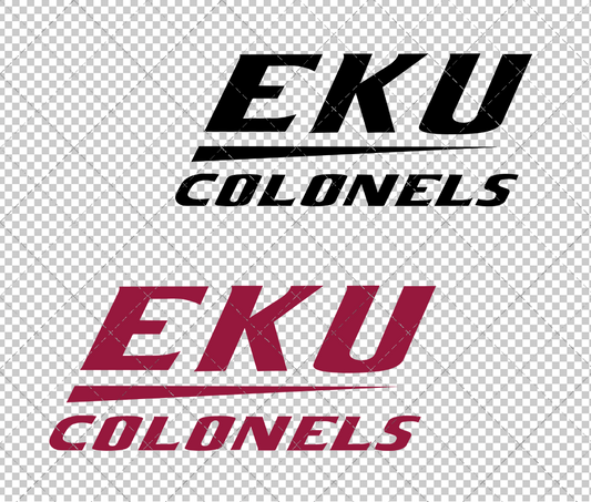 Eastern Kentucky Colonels Wordmark 2017 013, Svg, Dxf, Eps, Png - SvgShopArt