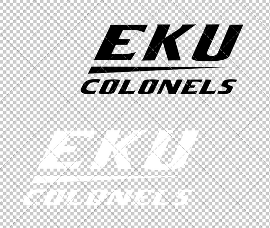 Eastern Kentucky Colonels Wordmark 2017 014, Svg, Dxf, Eps, Png - SvgShopArt