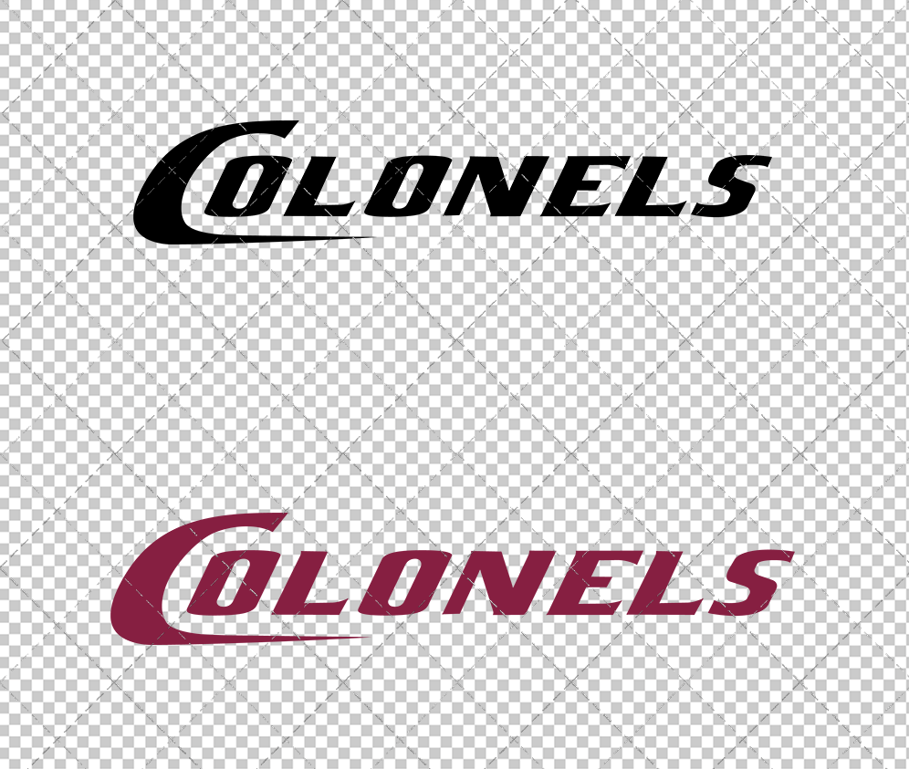 Eastern Kentucky Colonels Wordmark 2017, Svg, Dxf, Eps, Png - SvgShopArt