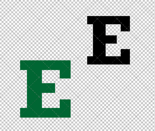 Eastern Michigan Eagles 2001, Svg, Dxf, Eps, Png - SvgShopArt