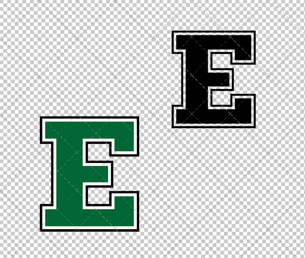 Eastern Michigan Eagles Alternate 2002, Svg, Dxf, Eps, Png - SvgShopArt