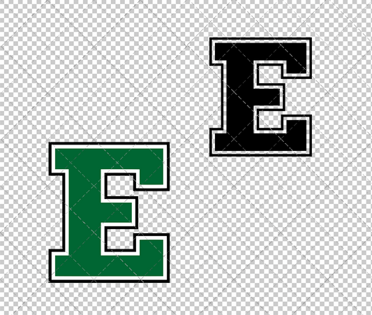 Eastern Michigan Eagles Alternate 2002, Svg, Dxf, Eps, Png - SvgShopArt