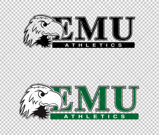Eastern Michigan Eagles Alternate 2003 002, Svg, Dxf, Eps, Png - SvgShopArt