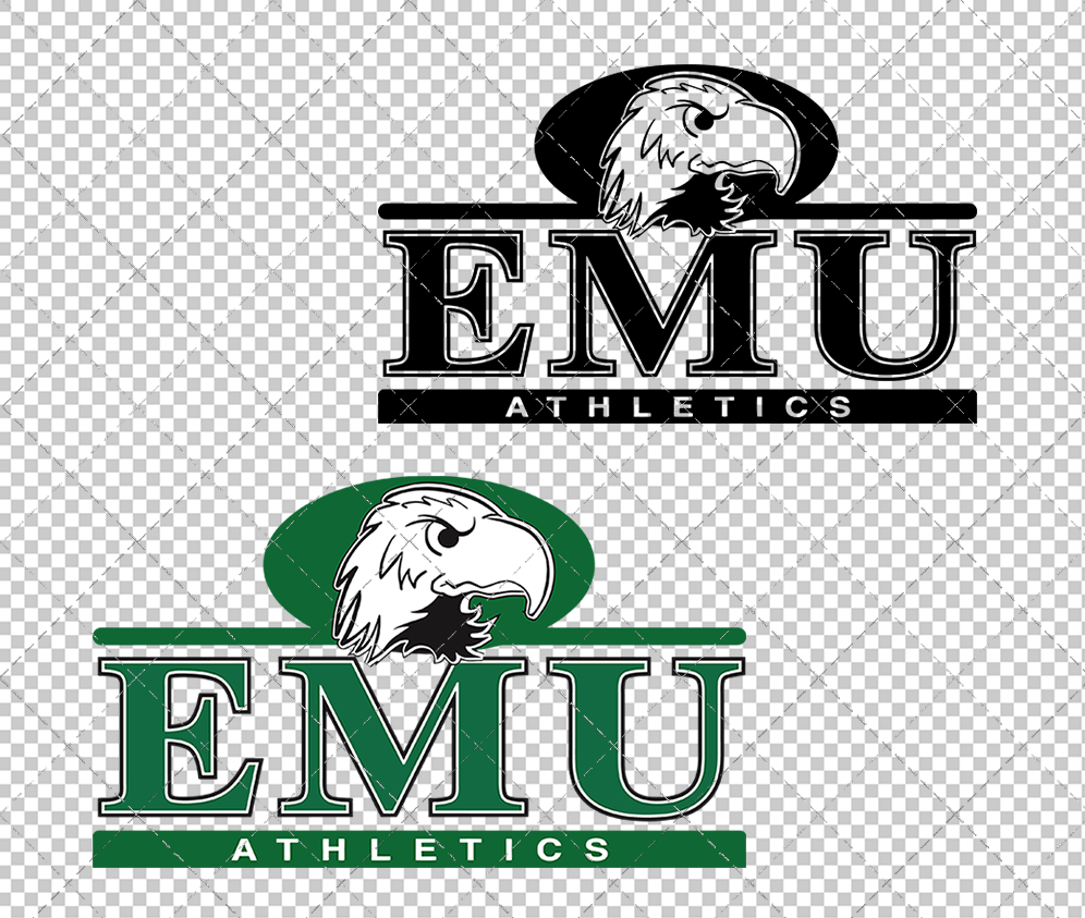 Eastern Michigan Eagles Alternate 2003 003, Svg, Dxf, Eps, Png - SvgShopArt