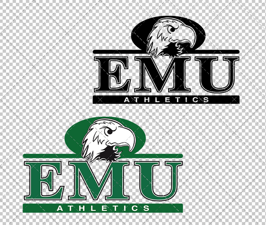 Eastern Michigan Eagles Alternate 2003 003, Svg, Dxf, Eps, Png - SvgShopArt