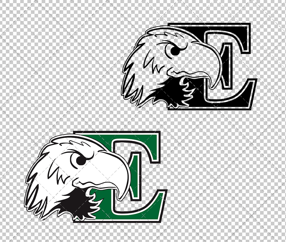 Eastern Michigan Eagles Alternate 2003, Svg, Dxf, Eps, Png - SvgShopArt
